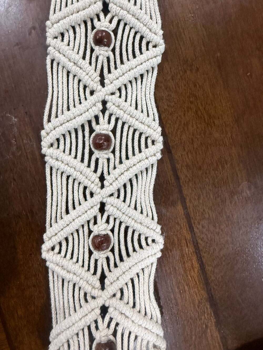 Free People Farrah Macramé Moon Crossbody Bag Snakeskin Fringe Boho Festival Y2K - Picture 2 of 9